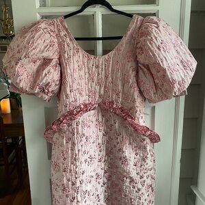 Sister Jane Blush Pink Dress with Pearl Detail